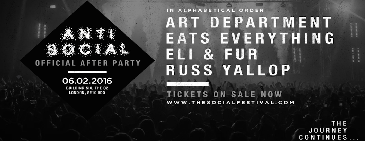 Official After party line up artwork