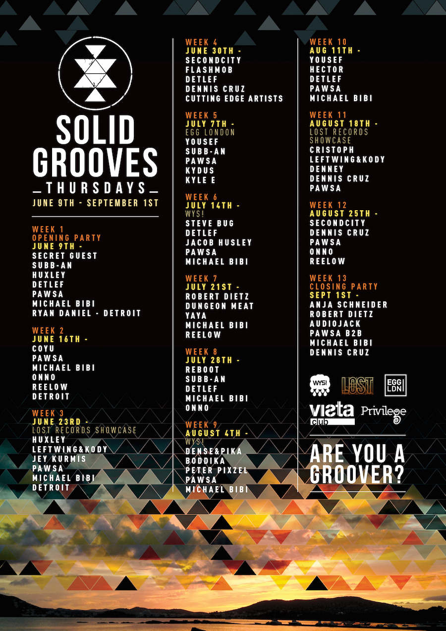 Full LineUp Solid Grooves