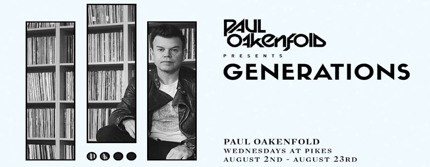 Paul Oakenfold Generations