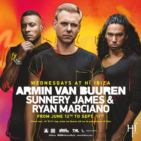 Armin van Buuren, Sunnery James & Ryan Marciano Opening Party